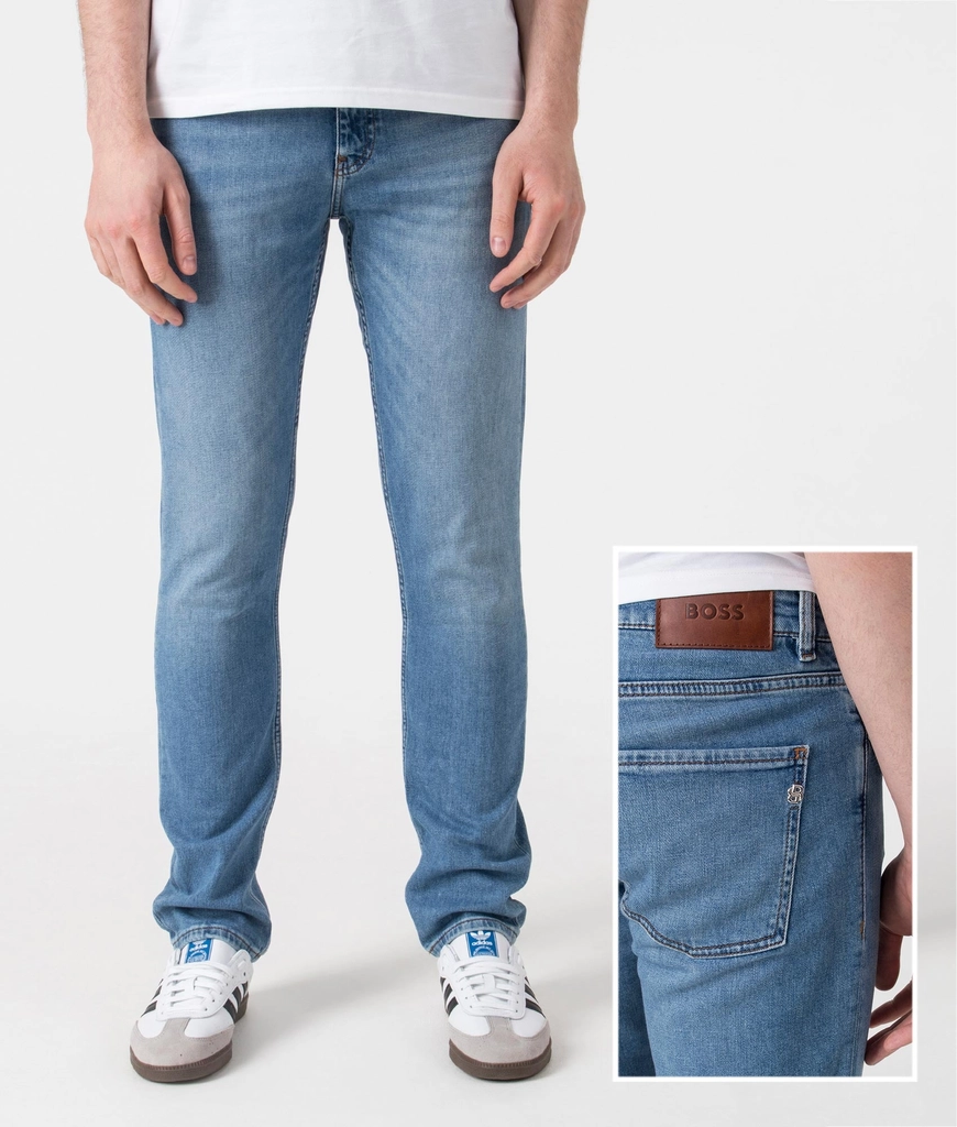 Hugo Boss Mens Slim Fit Delaware Jeans